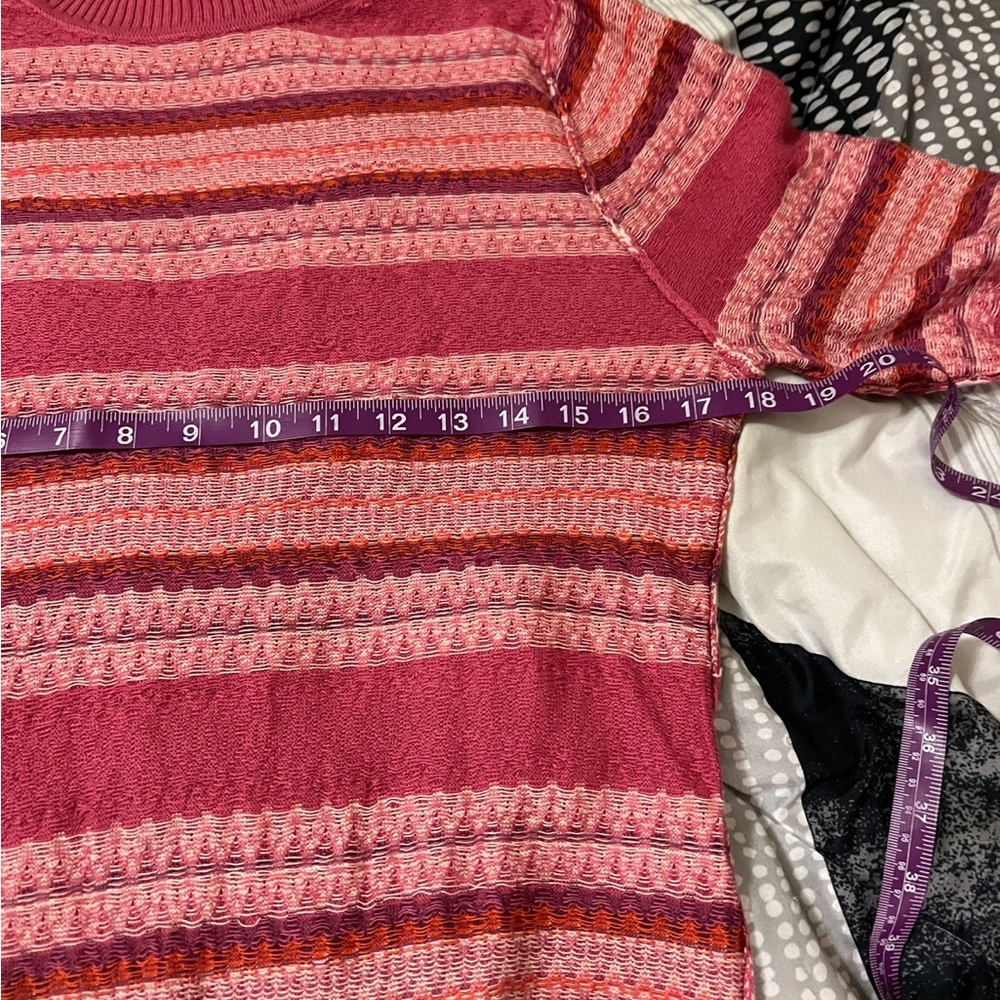 Free People Pink Patterned Bodysuit - Picture 7 of 9